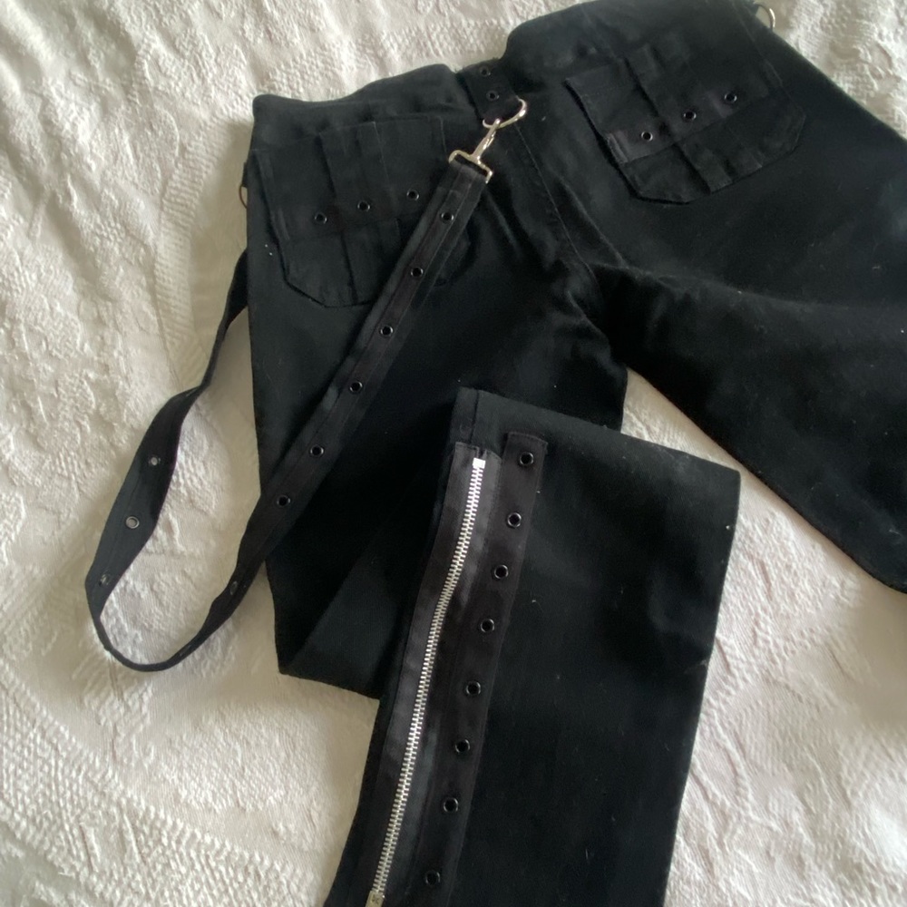 Tripp NYC Y2K NWOT Skinny Strapped Pants sz 5 - Picture 6 of 7